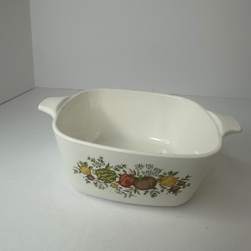 Vintage Corning Ware Spice O Life P-43-B 2 3/4 Cup Casserole Dish Square Baker